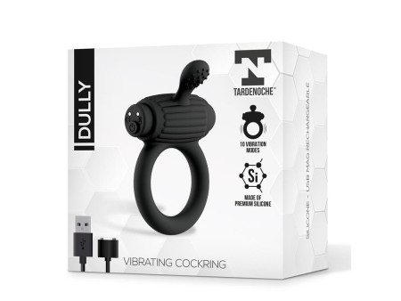 Dully Anillo Vibrador Silicona USB Magnetico