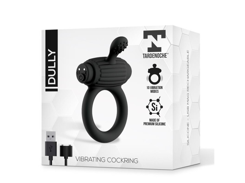 Dully Anillo Vibrador Silicona USB Magnetico