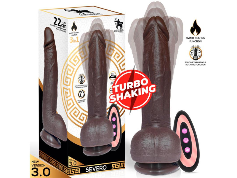 Severo Dildo Realista Turbo Shaking Thrusting Rotacion 360º Control Remoto Efecto Calor Severo Dildo Realista Turbo Shaking Thrusting Rotacion 360º Control Remoto Efecto Calor