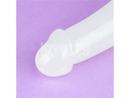 Dildo doble Lumino Play Luz Azul 105 Dildo doble Lumino Play Luz Azul 105