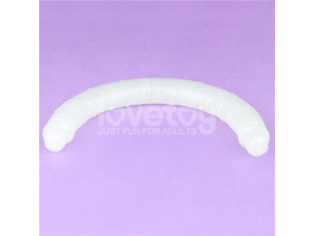 Dildo Doble Lumino Luz Azul 185 Dildo Doble Lumino Luz Azul 185