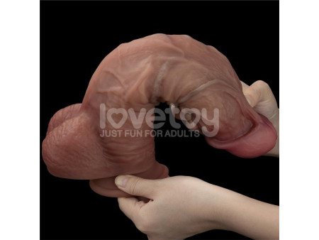 Dildo Dual Layered XXL 105 Negro