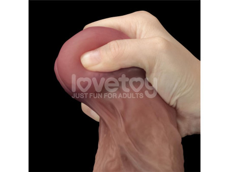Dildo Dual Layered XXL 105 Negro