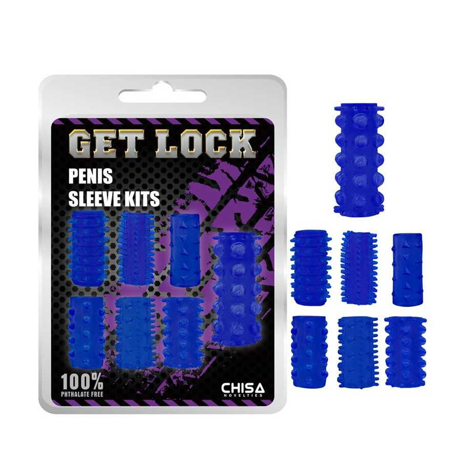 Kit de Fundas para el Pene Azul