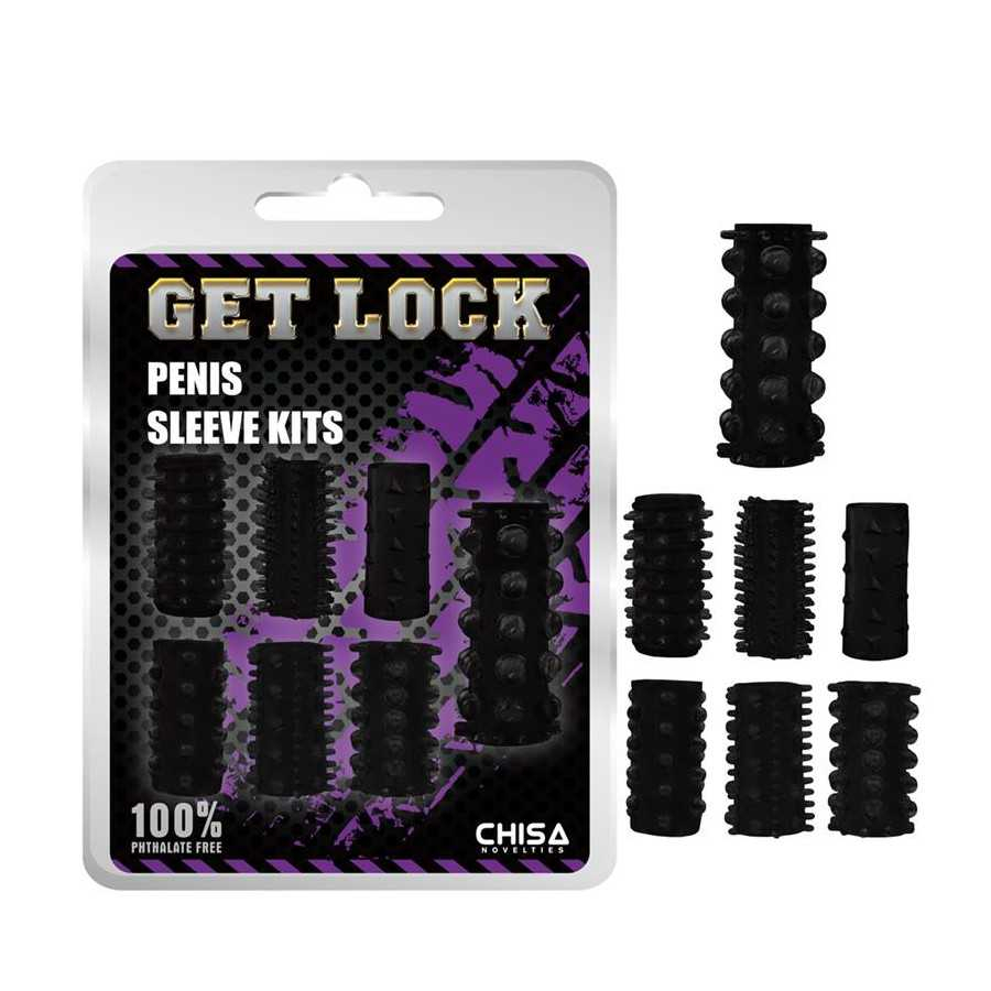 Kit de Fundas para el Pene Negro