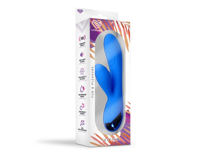 Marna Vibrador USB Azul