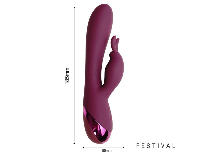 Brole Vibrador USB Rojo