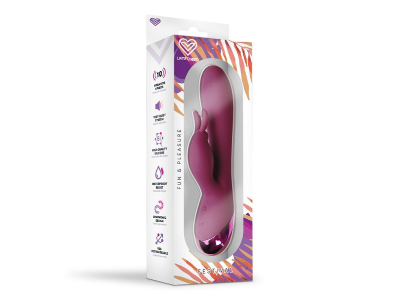 Brole Vibrador USB Rojo