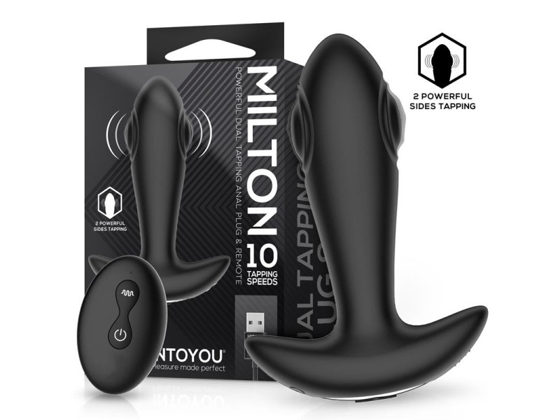 Milton Plug Anal con Doble Tapping y Control Remoto Milton Plug Anal con Doble Tapping y Control Remoto
