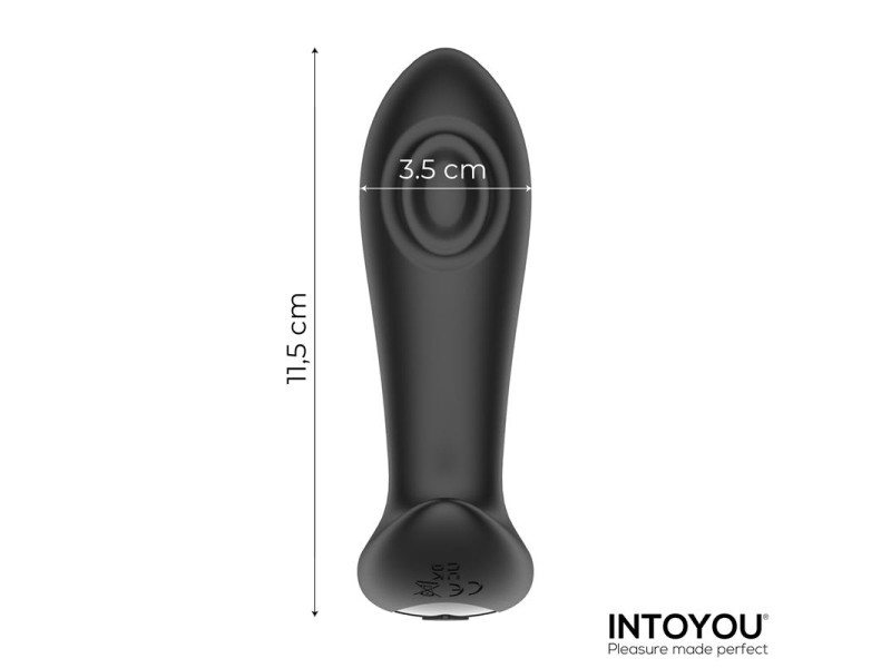 Milton Plug Anal con Doble Tapping y Control Remoto