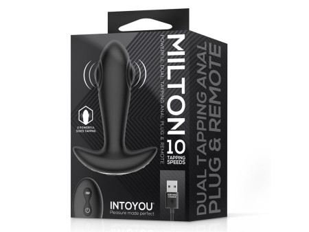 Milton Plug Anal con Doble Tapping y Control Remoto Milton Plug Anal con Doble Tapping y Control Remoto