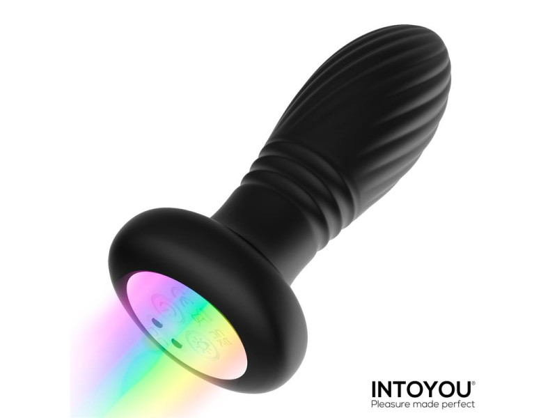 Tainy Plug Anal con Thrusting y Luces Led con Control Remoto
