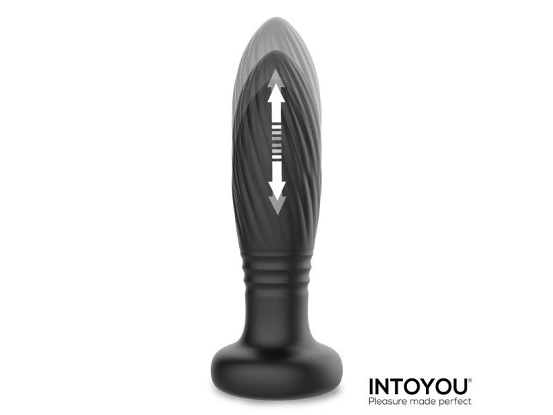 Tainy Plug Anal con Thrusting y Luces Led con Control Remoto