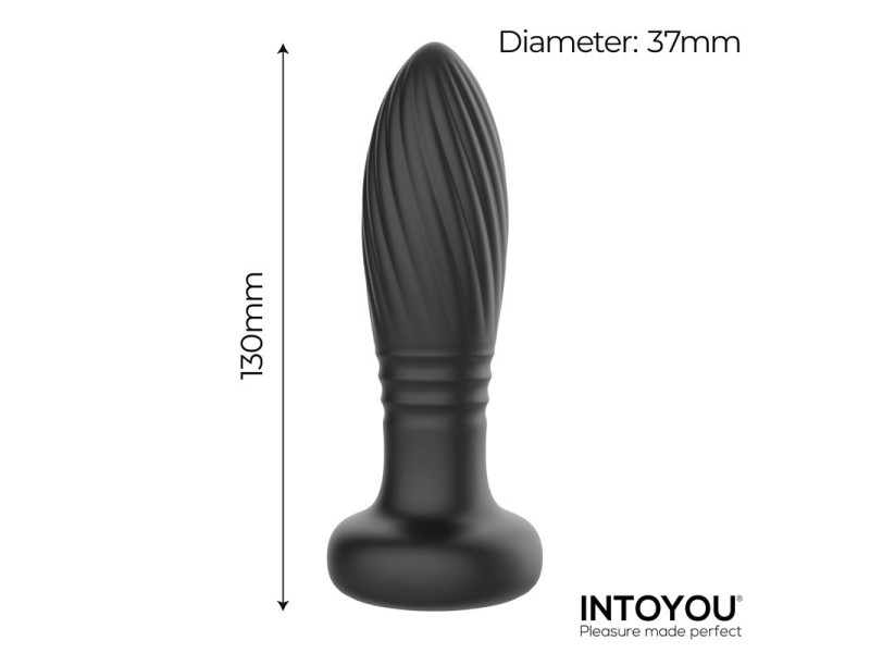Tainy Plug Anal con Thrusting y Luces Led con Control Remoto