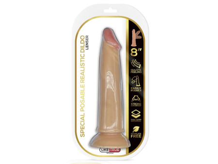 Lenser Dildo Realista Articulable Posable 8 Natural
