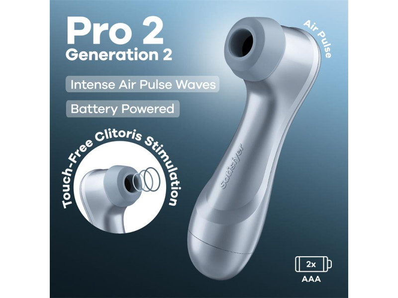 Pro 2 Gen 2 Succionador de Clitoris Battery Series Ice Blue Pro 2 Gen 2 Succionador de Clitoris Battery Series Ice Blue