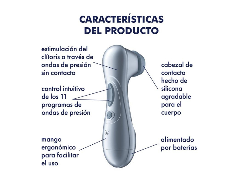 Pro 2 Gen 2 Succionador de Clitoris Battery Series Ice Blue