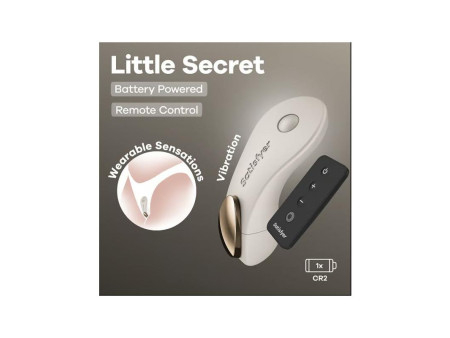 Little Secret Estimulador de Braguita Battery Series Warm Grey