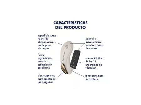 Little Secret Estimulador de Braguita Battery Series Warm Grey