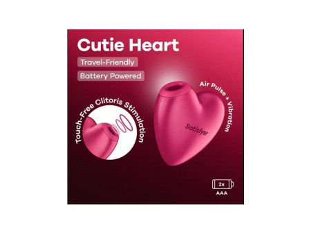 Cutie Heart Succionador de Clitoris Battery Series