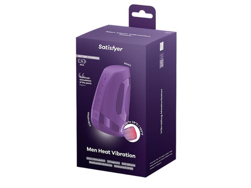 Men Heat Vibration Battery Series Dark Berry