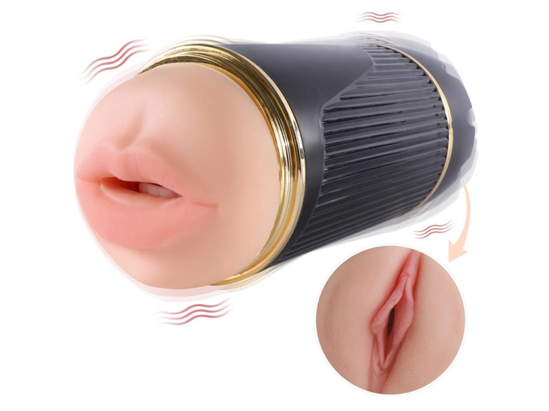 Masturbador Doble Vagina y Boca Kay