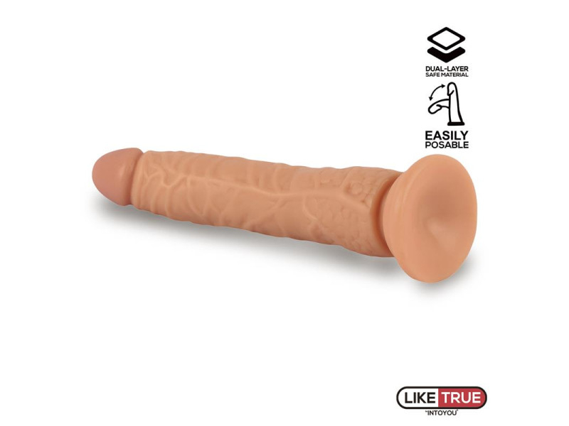 Tucker Dildo Realista Articulable Posable 82 Natural