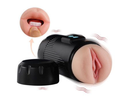 Masturbador Doble Vagina y Boca Kay