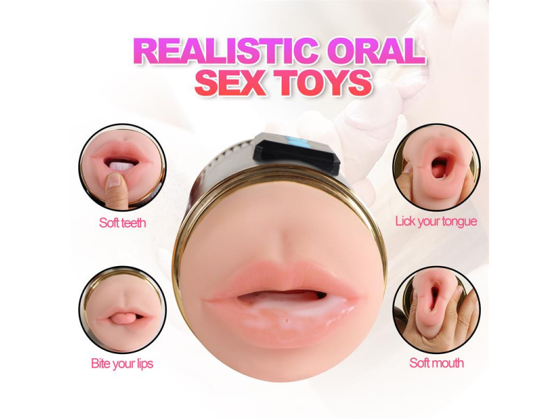 Masturbador Doble Vagina y Boca Kay