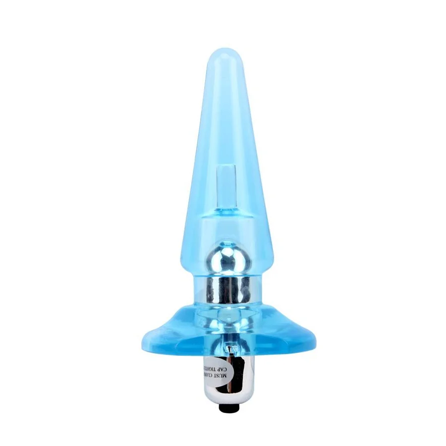 Plug Anal con Vibracion Nicoles 125 x 32 cm Azul