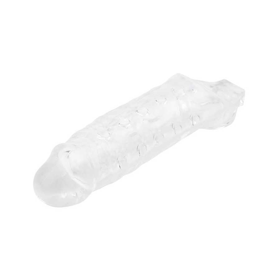 Funda para el Pene con Sujecion para Testiculos Mighty Transparente