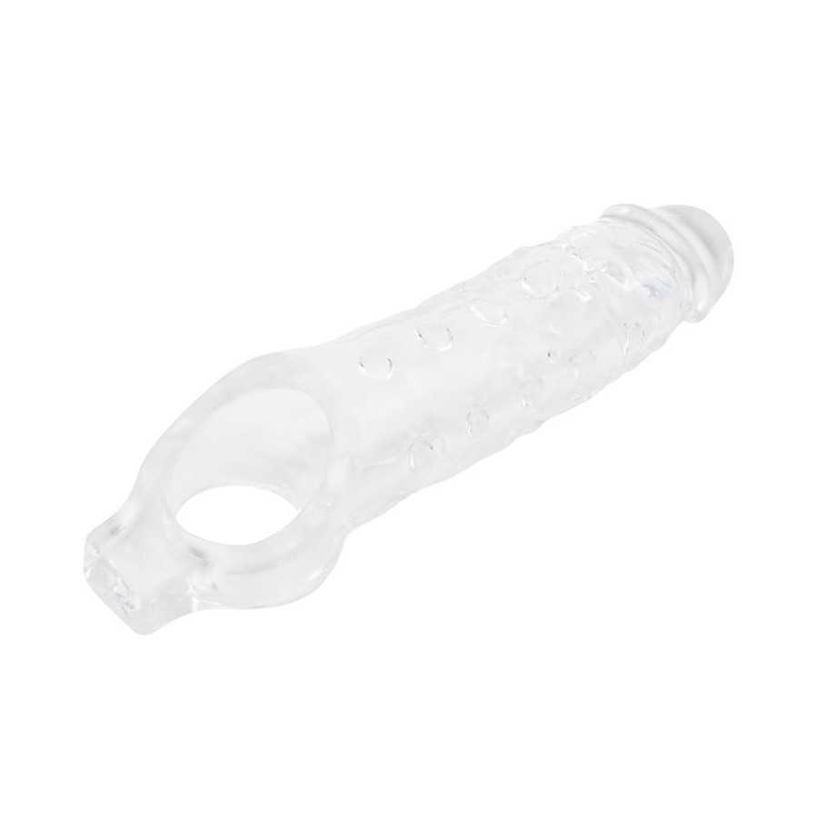 Funda para el Pene con Sujecion para Testiculos Mighty Transparente