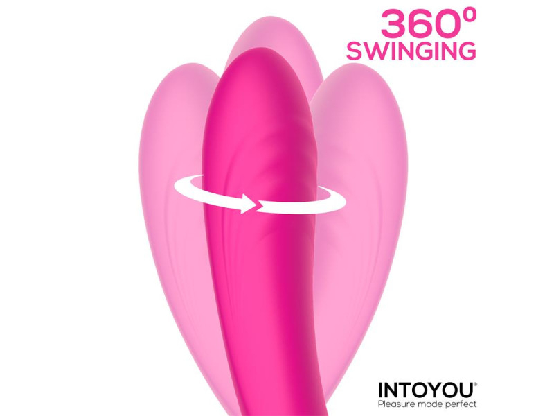 Lanty Vibrador para Parejas con Oscilacion 360º y Control Remoto