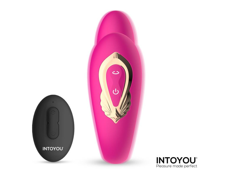 Lanty Vibrador para Parejas con Oscilacion 360º y Control Remoto