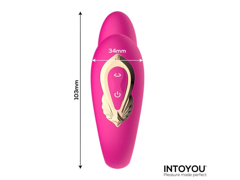 Lanty Vibrador para Parejas con Oscilacion 360º y Control Remoto