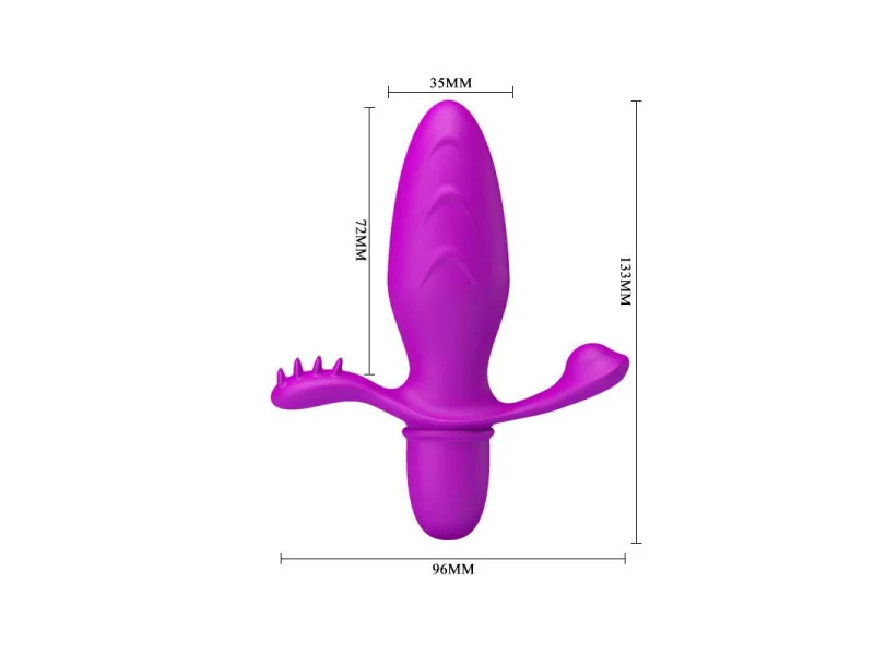 Plur Anal con Vibracion Fitch Color Purpura