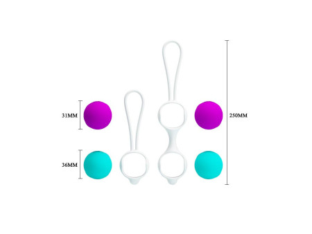 Bolas Kegel Orgasmic Balls Rosa y Azul