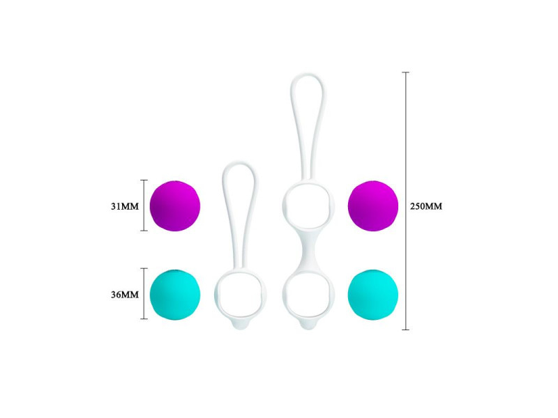 Bolas Kegel Orgasmic Balls Rosa y Azul