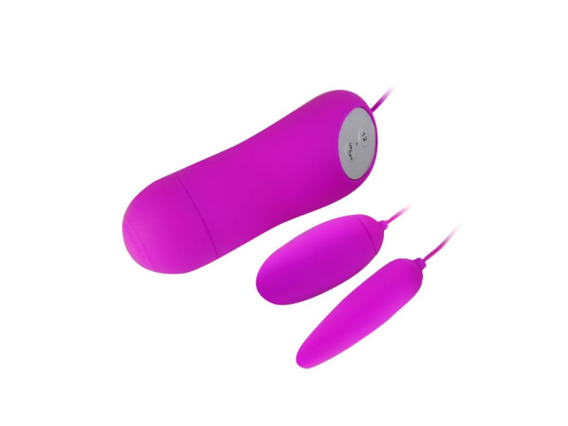 Pretty Love Huevos Vibradores Irma Color Purpura