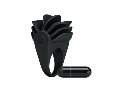Pretty Love Anillo Vibrador Chester Color Negro Pretty Love Anillo Vibrador Chester Color Negro