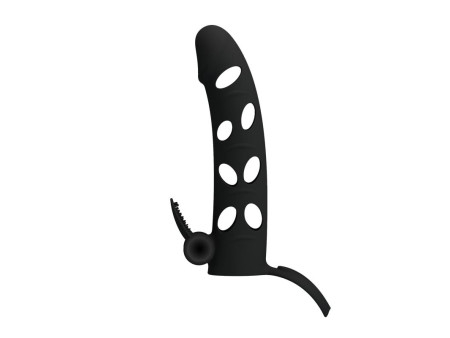 Funda para el Pene con Bala Color Negro
