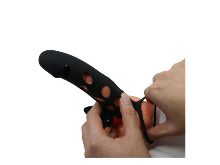 Funda para el Pene con Bala Color Negro