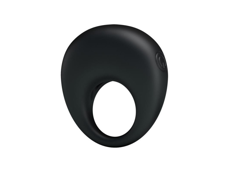 Pretty Love Anillo Vibrador Trap Color Negro