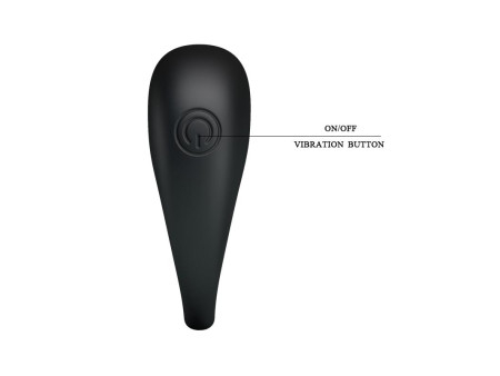 Pretty Love Anillo Vibrador Trap Color Negro