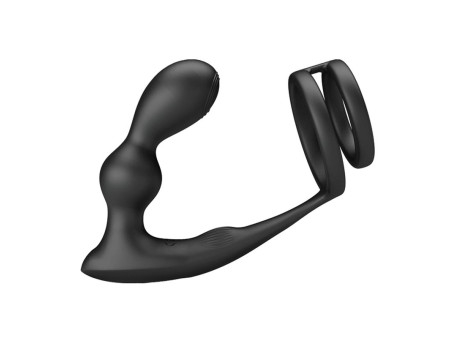Marshall Plug Anal con Vibracion y Anillo para el Pene y Testiculos