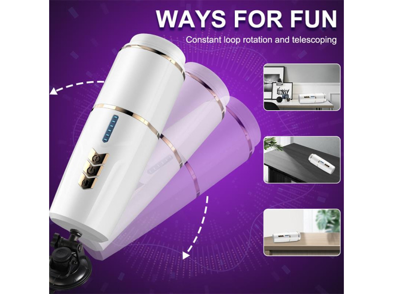 Kimi Masturbador con movimiento Telescopico y Rotacion