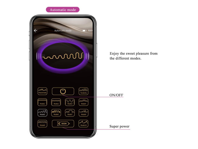 Hector Vibrador con Electroshock y APP