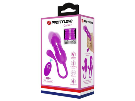 Callieri Huevo Vibrador con Thrusting y Control Remoto Callieri Huevo Vibrador con Thrusting y Control Remoto