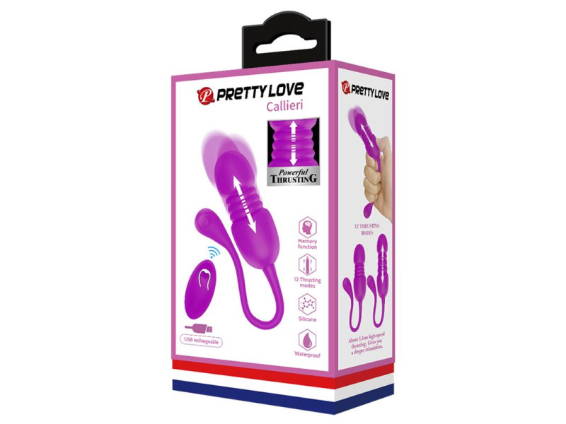 Callieri Huevo Vibrador con Thrusting y Control Remoto
