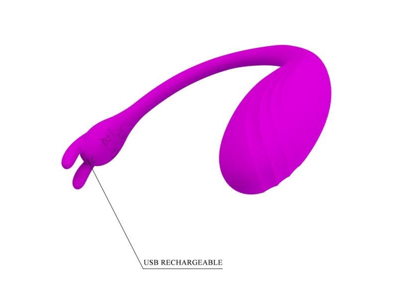 Catalina Huevo Vibrador con APP Rosa